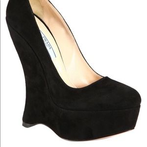 Prada wedge Mary Jane platform great condition